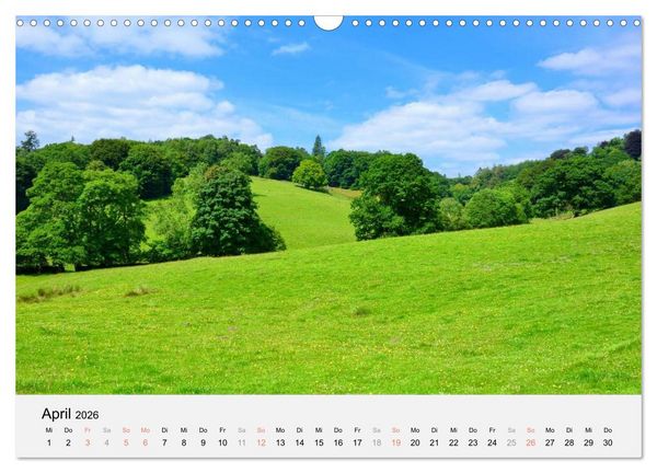 Produktbild: Sommer im Lake District (Wandkalender 2026 DIN A3 quer), CALVENDO Monatskalender