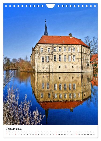 Produktbild: Kreis Coesfeld im M&uuml;nsterland (Wandkalender 2026 DIN A4 hoch), CALVENDO Monatskalender