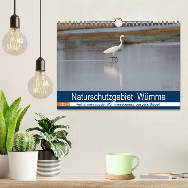 Produktbild: Naturschutzgebiet W&uuml;mme (Wandkalender 2026 DIN A4 quer), CALVENDO Monatskalender