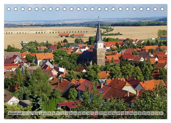Produktbild: Wunderbares Th&uuml;ringen - Landschaften (Tischkalender 2026 DIN A5 quer), CALVENDO Monatskalender