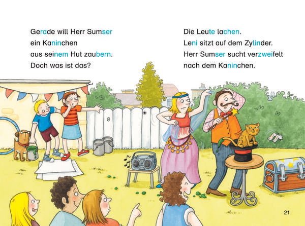 Produktbild: Duden Leseprofi &ndash; Silbe f&uuml;r Silbe: Geschichten zum Lachen und Spa&szlig;haben, 1. Klasse