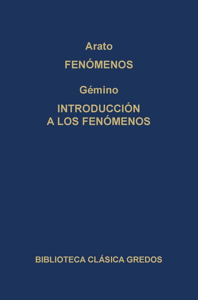 Produktbild: Fen&oacute;menos. Introducci&oacute;n a los fen&oacute;menos.