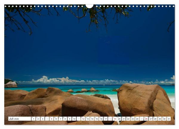 Produktbild: Seychellen - Ein letztes Paradies auf Erden (Wandkalender 2026 DIN A3 quer), CALVENDO Monatskalender