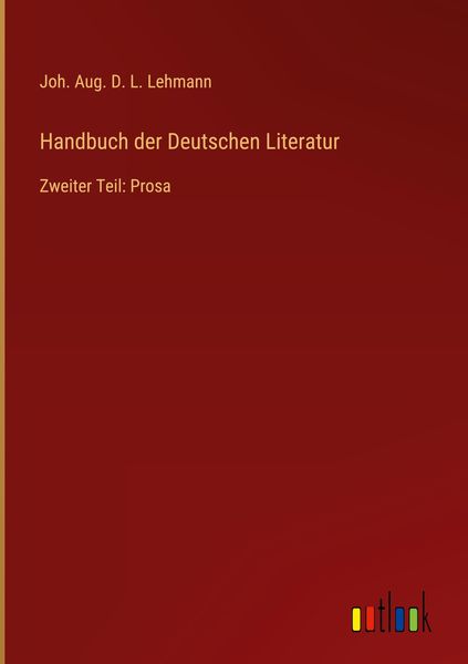 Produktbild: Handbuch der Deutschen Literatur