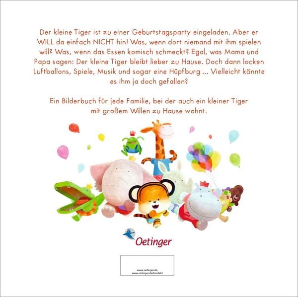 Produktbild: Kleiner Tiger, gro&szlig;e Gef&uuml;hle. Ich WILL aber NICHT!