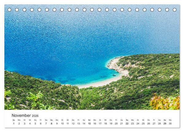 Produktbild: Malerisches Kroatien (Tischkalender 2026 DIN A5 quer), CALVENDO Monatskalender