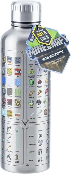 Produktbild: Minecraft Metall Wasserflasche