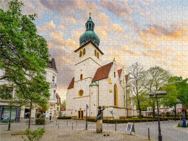 Produktbild: CALVENDO Puzzle Die Jakobikirche | 1000 Teile Lege-Gr&ouml;&szlig;e 64x48cm Foto-Puzzle f&uuml;r gl&uuml;ckliche Stunden