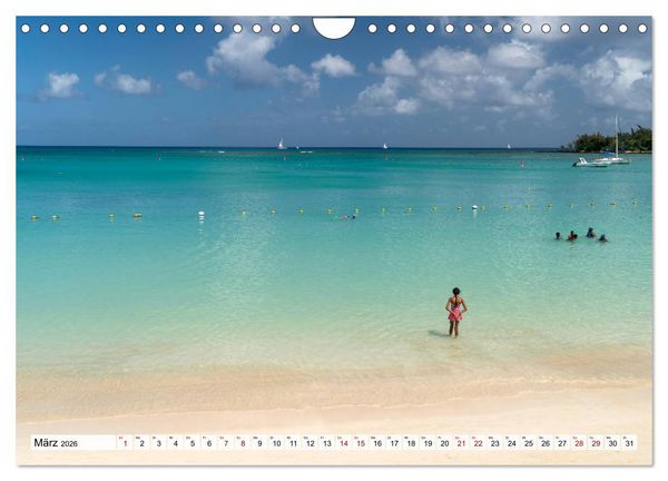 Produktbild: Traumstr&auml;nde auf Mauritius (Wandkalender 2026 DIN A4 quer), CALVENDO Monatskalender