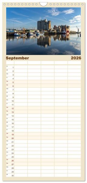 Produktbild: Familienplaner 2026 - Schleswig-Holstein - Nordfriesland mit 5 Spalten (Wandkalender, 21 x 45 cm) CALVENDO