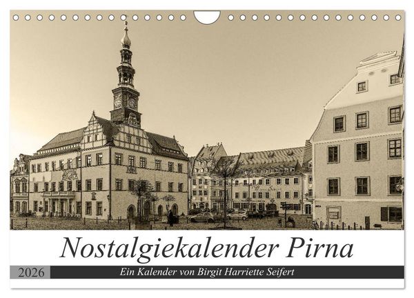 Produktbild: Nostalgiekalender Pirna (Wandkalender 2026 DIN A4 quer), CALVENDO Monatskalender
