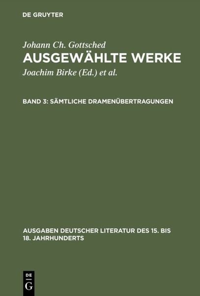 Produktbild: S&auml;mtliche Dramen&uuml;bertragungen