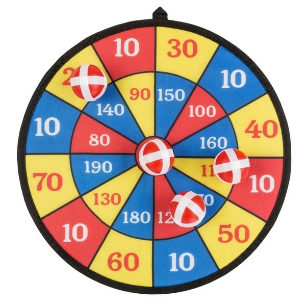 Produktbild: Idena Klettball Dart mit 4 Klettb&auml;llen &Oslash;35cm