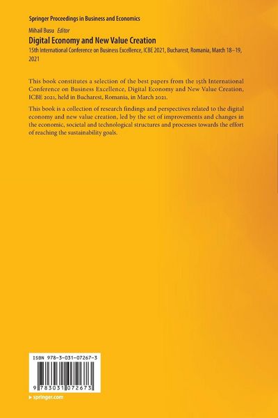 Produktbild: Digital Economy and New Value Creation