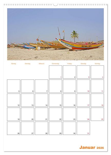 Produktbild: Gambia und Senegal erleben (hochwertiger Premium Wandkalender 2026 DIN A2 hoch), Kunstdruck in Hochglanz