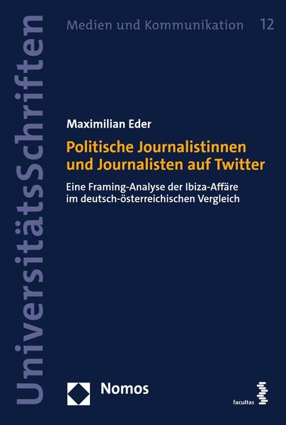 Produktbild: Politische Journalistinnen und Journalisten auf Twitter