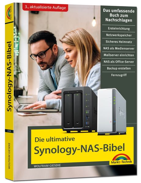 Produktbild: Die ultimative Synology NAS Bibel &ndash; Das Praxisbuch - mit vielen Insider Tipps und Tricks - komplett in Farbe - 3. aktualisierte Auflage