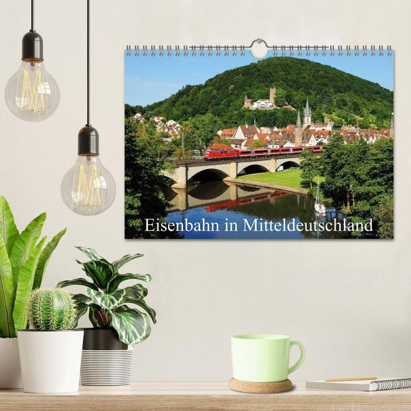 Produktbild: Eisenbahn in Mitteldeutschland (Wandkalender 2026 DIN A4 quer), CALVENDO Monatskalender