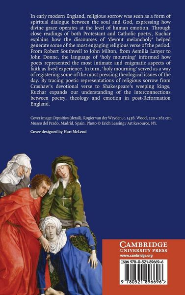 Produktbild: The Poetry of Religious Sorrow in Early Modern England