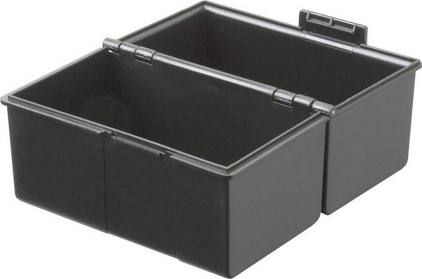 Produktbild: HAN 977-13 Karteibox Schwarz max. Anzahl der Karten: 300 Karten DIN A7 quer Stahlscharnier, Deckel als zus&auml;tzlicher Trog nutzbar