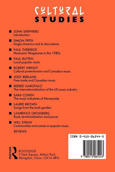 Produktbild: Cultural Studies V 5 Issue 3
