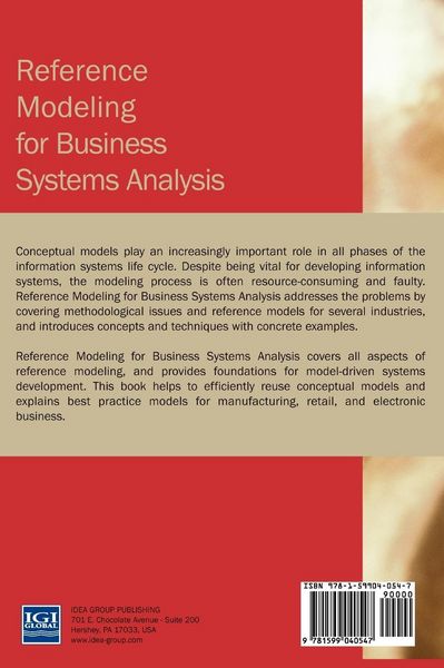 Produktbild: Reference Modeling for Business Systems Analysis