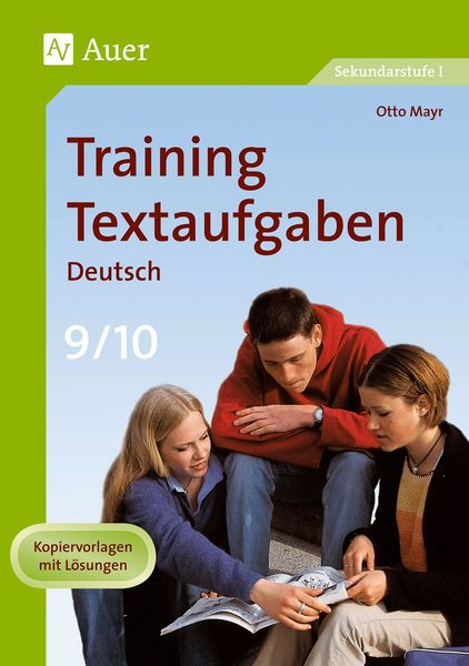 Training Textaufgaben Deutsch, Klasse 9/10