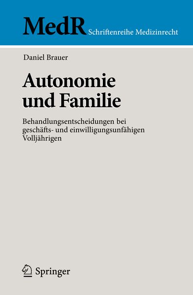 Produktbild: Autonomie und Familie
