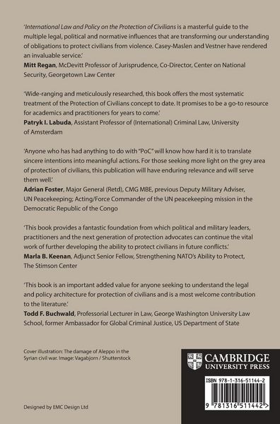 Produktbild: International Law and Policy on the Protection of Civilians