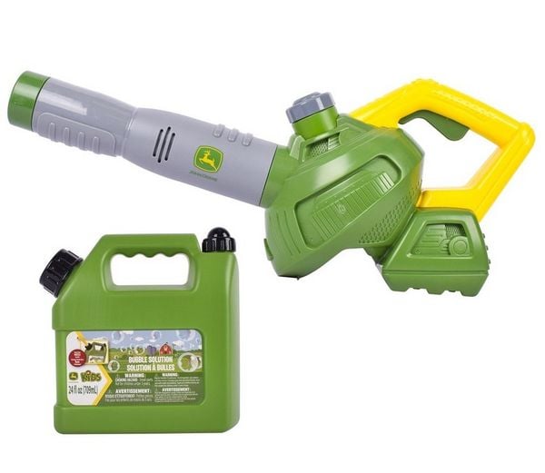 John Deere Bubble Leaf Blower Laubbläser mit Seifenblasen