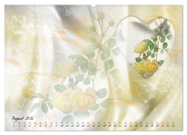 Produktbild: Zeit f&uuml;r Emotionen Bastelkalender (hochwertiger Premium Wandkalender 2026 DIN A2 quer), Kunstdruck in Hochglanz