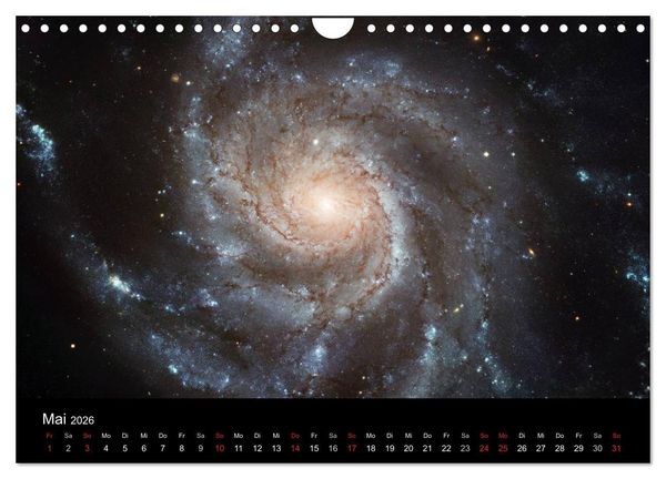 Produktbild: Der Weltraum. Spektakul&auml;re Gasnebel und Galaxien (Wandkalender 2026 DIN A4 quer), CALVENDO Monatskalender