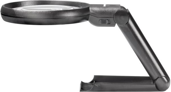 Produktbild: TOOLCRAFT 821010 821010 Standlupe Vergr&ouml;&szlig;erungsfaktor: 2 x, 4 x Linsengr&ouml;&szlig;e: (&Oslash;) 88mm