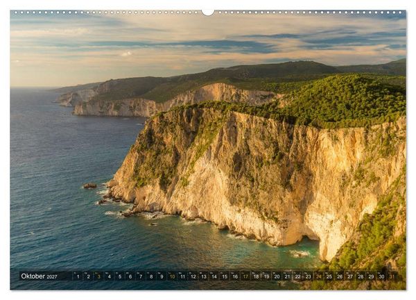 Produktbild: Zakynthos - Griechische Idylle im Ionischen Meer (hochwertiger Premium Wandkalender 2027 DIN A2 quer), Kunstdruck in Hochglanz