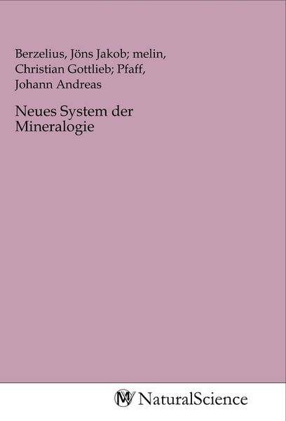 Produktbild: Neues System der Mineralogie