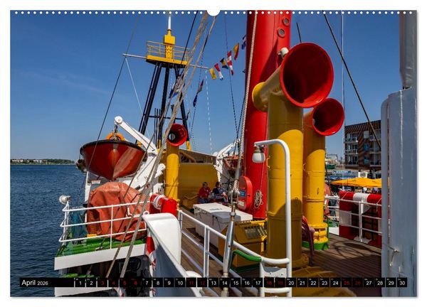 Produktbild: Feuerschiff Elbe 1 - In der Hansestadt Wismar (Wandkalender 2026 DIN A2 quer), CALVENDO Monatskalender