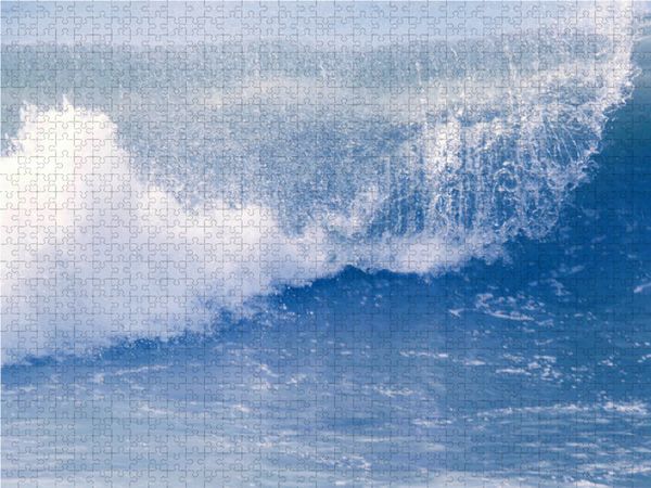 Produktbild: CALVENDO Puzzle Die blaue Welle 1000 Teile Lege-Gr&ouml;&szlig;e 64 x 48 cm Foto-Puzzle Bild von Youlia