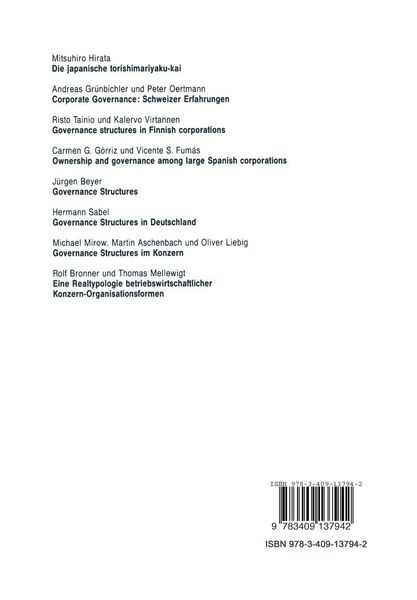 Produktbild: Governance Structures
