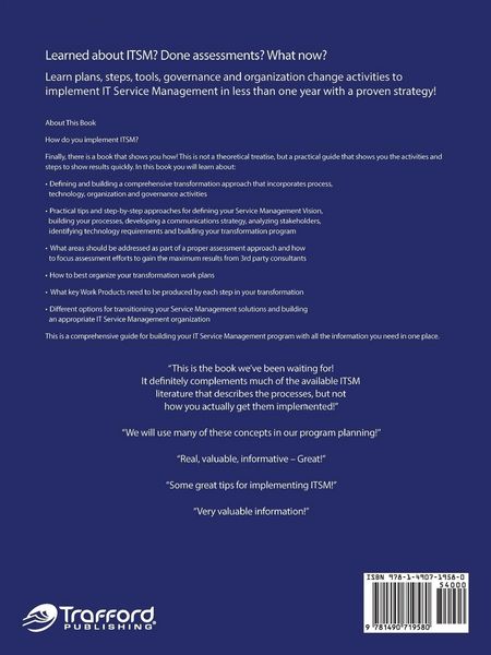 Produktbild: Implementing Itsm
