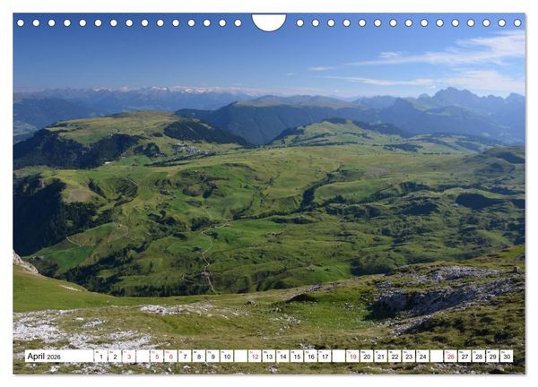 Produktbild: Seiser Alm Sommer (Wandkalender 2026 DIN A4 quer), CALVENDO Monatskalender