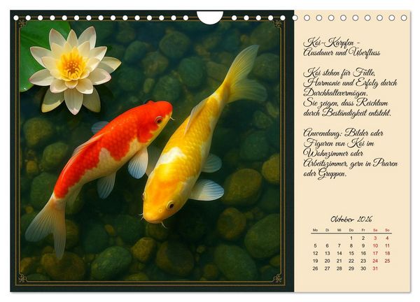 Produktbild: Feng Shui - Symbole f&uuml;r die Harmonie des Qi (Wandkalender 2026 DIN A4 quer), CALVENDO Monatskalender