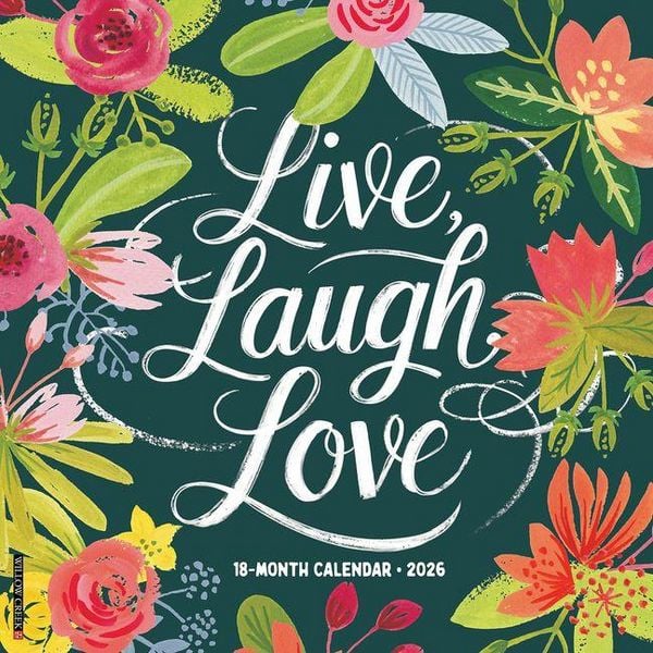 Produktbild: Live, Laugh, Love 2026 Wall Calendar
