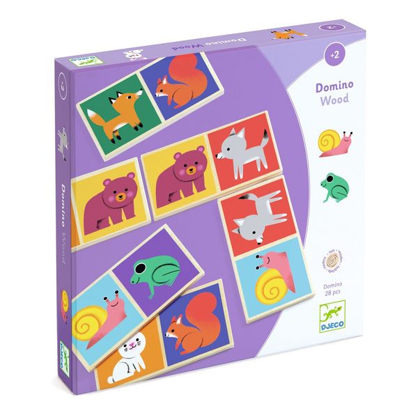 Lernspiele: Domino Wood