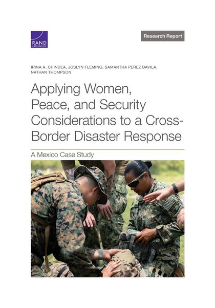 Produktbild: Applying Women, Peace, and Security Considerations to a Cross-Border Disaster Response