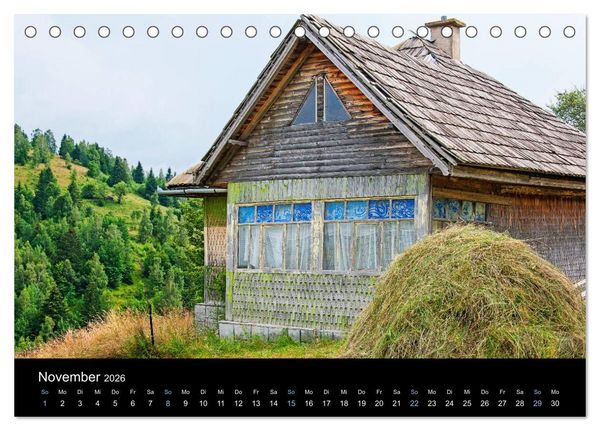 Produktbild: Bauernh&auml;user in Siebenb&uuml;rgen (Tischkalender 2026 DIN A5 quer), CALVENDO Monatskalender