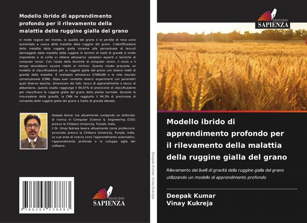 Produktbild: Modello ibrido di apprendimento profondo per il rilevamento della malattia della ruggine gialla del grano