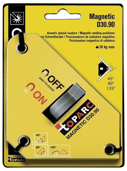 Produktbild: Toparc 044197 Winkelmagnet Magnet-Schwei&szlig;winkel MAGNETIC D30.90