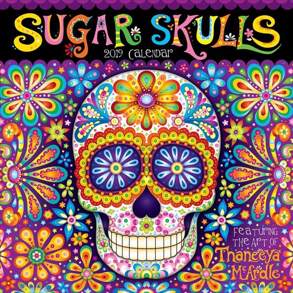 Produktbild: Sugar Skulls 2019 Square Wall Calendar
