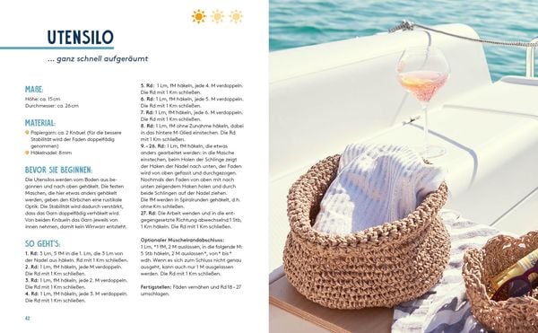Produktbild: Hej. Mit Bast-Garn h&auml;keln super easy