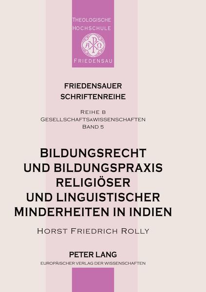 Produktbild: Bildungsrecht und Bildungspraxis religi&ouml;ser und linguistischer Minderheiten in Indien